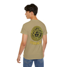 Load image into Gallery viewer, Unisex Ultra Cotton Tee - Versace logo with Medusa emblem
