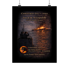 Load image into Gallery viewer, Matte Poster - SS Leopoldville - 66th Infantry Division
