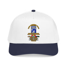 Load image into Gallery viewer, Mid Profile Baseball Cap - XVIII Airborne Corps Desert Storm Ribbons - 3D - Transparent
