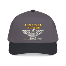 Load image into Gallery viewer, Mid Profile Baseball Cap - Colonel - Retired - 3D - Enhanced
