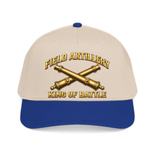 Load image into Gallery viewer, Mid Profile Baseball Cap - Field Artillery - King of Battle - 3D - Enhanced
