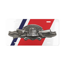 Load image into Gallery viewer, License Plate - USCG - Expeditionary Warfare Specialist wo txt - 3D - Enhanced
