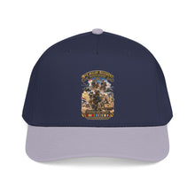 Load image into Gallery viewer, Mid Profile Baseball Cap - Army - Todays Buffalo Soldiers in Iraq - OIF - Cavalrymen at War  w IRAQ SVC - 3D - Enhanced
