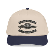 Load image into Gallery viewer, Mid Profile Baseball Cap - USCG - Expeditionary Warfare Specialist w txt - 3D - Enhanced

