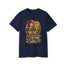 Load image into Gallery viewer, Unisex Ultra Cotton Tee - WAC - Womens Army Corps - WWII - 3D - Enhanced
