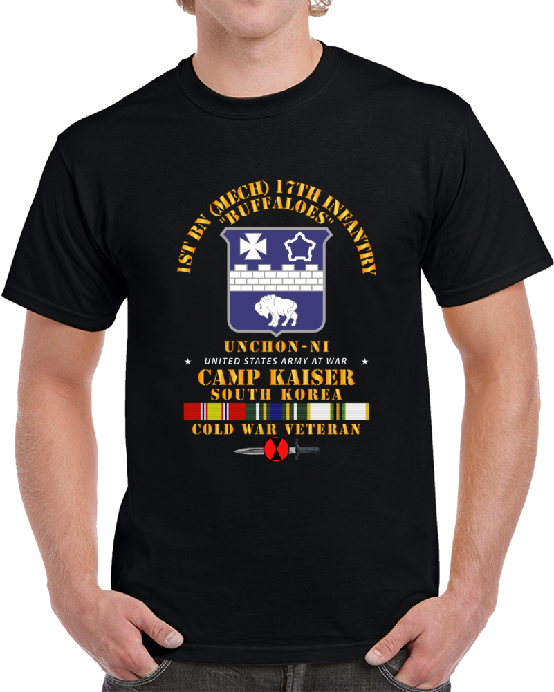 Army - 1st Bn (m) 17th Infantry 7th Id - Camp Kaiser Korea - Unchon-ni  Classic T Shirt, Crewneck Sweatshirt, Hoodie, Long Sleeve