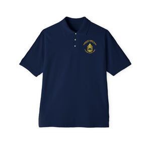 Men's Piqué Polo - Sergeant First Class - SFC - Combat Veteran