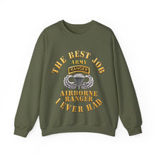 Load image into Gallery viewer, Crewneck Sweatshirt - Airborne Ranger - Best Job I ever Had - 3D - Enhanced
