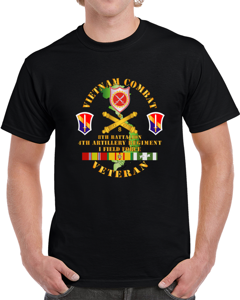 Army - Vietnam Combat Vet - 8th Bn 4th Artillery - I Field Force Classic T Shirt, Crewneck Sweatshirt, Hoodie, Long Sleeve