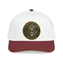 Load image into Gallery viewer, Mid Profile Baseball Cap - Army - US Army Veteran - 3D - Enhanced
