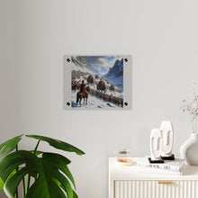 Load image into Gallery viewer, Acrylic Wall Art Panel - Hannibal Crossing the Alps to Atttack Rome
