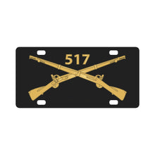 Load image into Gallery viewer, Army - 517th Parachute Infantry Regiment Branch wo Txt X 300 Classic License Plate
