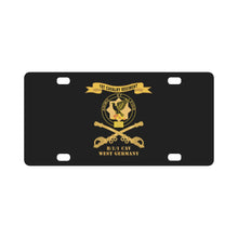 Load image into Gallery viewer, Army - 1st Cavalry Regiment w Br - Ribbon - B-1-1 CAV West Germany X 300 Classic License Plate
