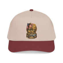 Load image into Gallery viewer, Mid Profile Baseball Cap - WAC - Womens Army Corps - WWII - 3D - Enhanced
