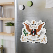 Load image into Gallery viewer, Die-Cut Magnet - 60th Infantry Regiment  COA with Eagle without Text - 3D - Enhanced X 300
