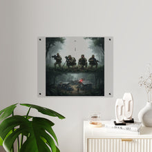 Load image into Gallery viewer, Acrylic Wall Art Panel - Jungle Drug Lab Destruction wo Explosions
