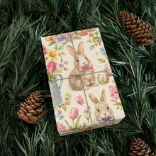 Load image into Gallery viewer, Gift Wrap Paper — Easter bunny and egg wonderland patterns

