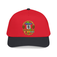 Load image into Gallery viewer, Mid Profile Baseball Cap - Vietnam Veteran Combat - 2nd Bn, 28th Infantry - 1st ID - with VN SVC - 3D - Transparent
