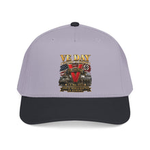 Load image into Gallery viewer, Mid Profile Baseball Cap - Army - VE Day - Victory in Europe Day - End of WWII - 3D - Enhanced
