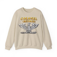 Load image into Gallery viewer, Crewneck Sweatshirt - Colonel - Retired - 3D - Enhanced
