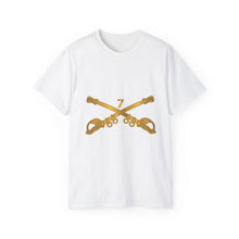 Load image into Gallery viewer, Unisex Ultra Cotton Tee - Army - 7th Cavalry Branch wo Txt X 300
