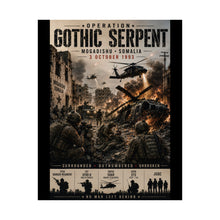 Load image into Gallery viewer, Matte Poster - Mogsdishu Somolia - Operation Gothic Serpent

