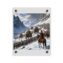 Load image into Gallery viewer, Acrylic Wall Art Panel - Hannibal Crossing the Alps to Atttack Rome

