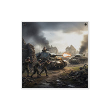 Load image into Gallery viewer, Acrylic Wall Art Panel - Tank Destroyer - M10 Wolverine vs German Panzer Tank
