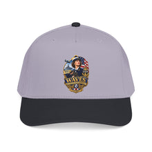 Load image into Gallery viewer, Mid Profile Baseball Cap - WAVES - Women Accepted for Volunteer Emergency Service WWII - 3D - Enhanced
