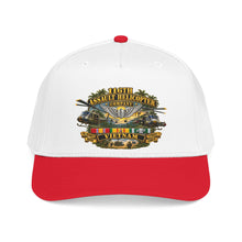 Load image into Gallery viewer, Mid Profile Baseball Cap - Army - 116th Assault Helicopter Co w  Aviator Badge w VN SVC - HORNETS - 3D - Enhanced
