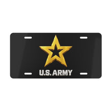 Load image into Gallery viewer, License Plate - Army Star W Us Army w White Star - 3D - Enhanced
