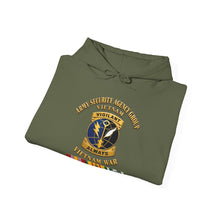 Load image into Gallery viewer, Hoodie – Army - Army Security Agency Group DUI - w SVC Ribbons - 3D - Enhanced
