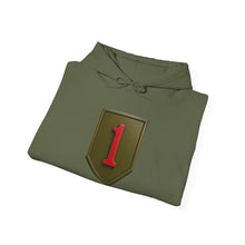 Load image into Gallery viewer, Hoodie – Army - SSI - 1st Infantry Division wo txt - 3D - Enhanced
