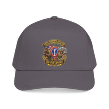 Load image into Gallery viewer, Mid Profile Baseball Cap - Army - 442nd Airborne Infantry Regimental Combat Team - 3D - Enhanced with EUR WWII SVC
