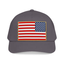 Load image into Gallery viewer, Mid Profile Baseball Cap - Flag - United States - 3D - Enhanced
