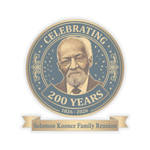 Load image into Gallery viewer, Kiss-Cut Stickers - Solomon Koonce Family Reunion
