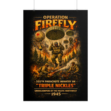 Load image into Gallery viewer, Posters - Operation Firefly - 555th Parachute Infantry
