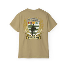 Load image into Gallery viewer, Unisex Ultra Cotton Tee - Operation Iraqi Freedom - Veteran

