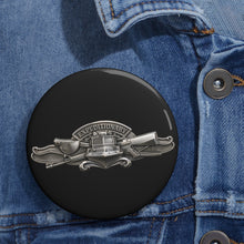 Load image into Gallery viewer, Custom Pin Buttons - USCG - Expeditionary Warfare Specialist wo txt - 3D - Enhanced
