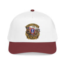 Load image into Gallery viewer, Mid Profile Baseball Cap - Army - 442nd Airborne Infantry Regimental Combat Team - 3D - Enhanced with EUR WWII SVC
