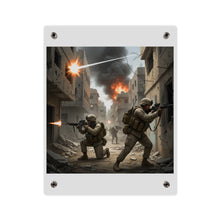 Load image into Gallery viewer, Acrylic Wall Art Panel - Marines in  the 2nd Battle of Fallujah
