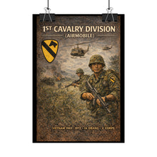 Load image into Gallery viewer, Rolled Posters - 1st Cavalry Division in Ia Drang
