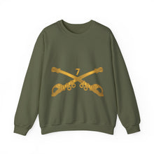 Load image into Gallery viewer, Crewneck Sweatshirt - Army - 7th Cavalry Branch wo Txt X 300

