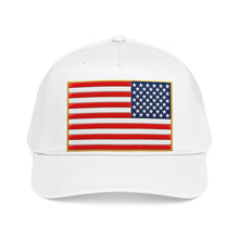 Load image into Gallery viewer, Mid Profile Baseball Cap - Flag - United States - 3D - Enhanced

