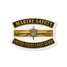 Load image into Gallery viewer, Die-Cut Magnet - USCG - Marine Safety w txt - 3D - Enhanced

