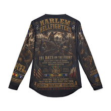 Load image into Gallery viewer, 369th Infantry Regiment - Harlem Hellfighters - WWI - Tribute Long Sleeve Shirt — 191 Days in Combat
