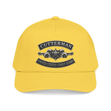 Load image into Gallery viewer, Mid Profile Baseball Cap - USCG - Cutterman - Enlisted w txt - 3D - Enhanced
