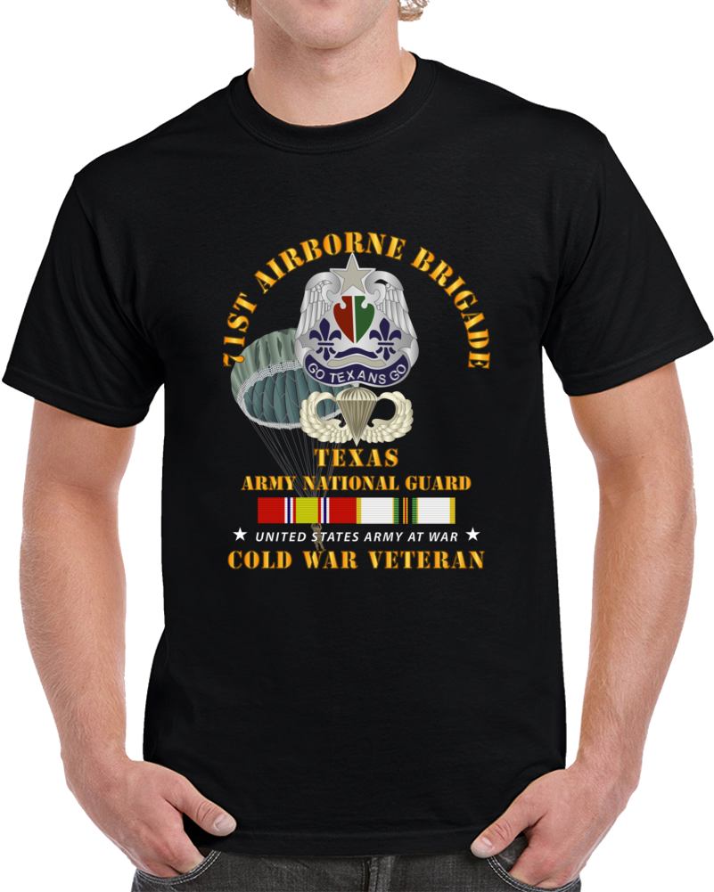 Army - 1st Airborne Brigade - Txarng - Cold War Veteran W Cold Svc  X 300 Classic T Shirt, Crewneck Sweatshirt, Hoodie, Long Sleeve