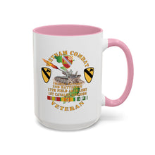 Load image into Gallery viewer, Colorful Mug (11oz/15oz) - Army - Charlie Battery.2nd Battalion,17th Field Artillery - w  1st Cavalry Div - M110 8in SP - Vietnam Vet w VN SVC X 300
