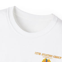 Load image into Gallery viewer, Unisex Ultra Cotton Tee - Vietnam Combat Aviation Vet w Air Crew Badges - 12th  AVN Group Combat - Sgt Howard Meyers - 1968-1969 SVC X 300
